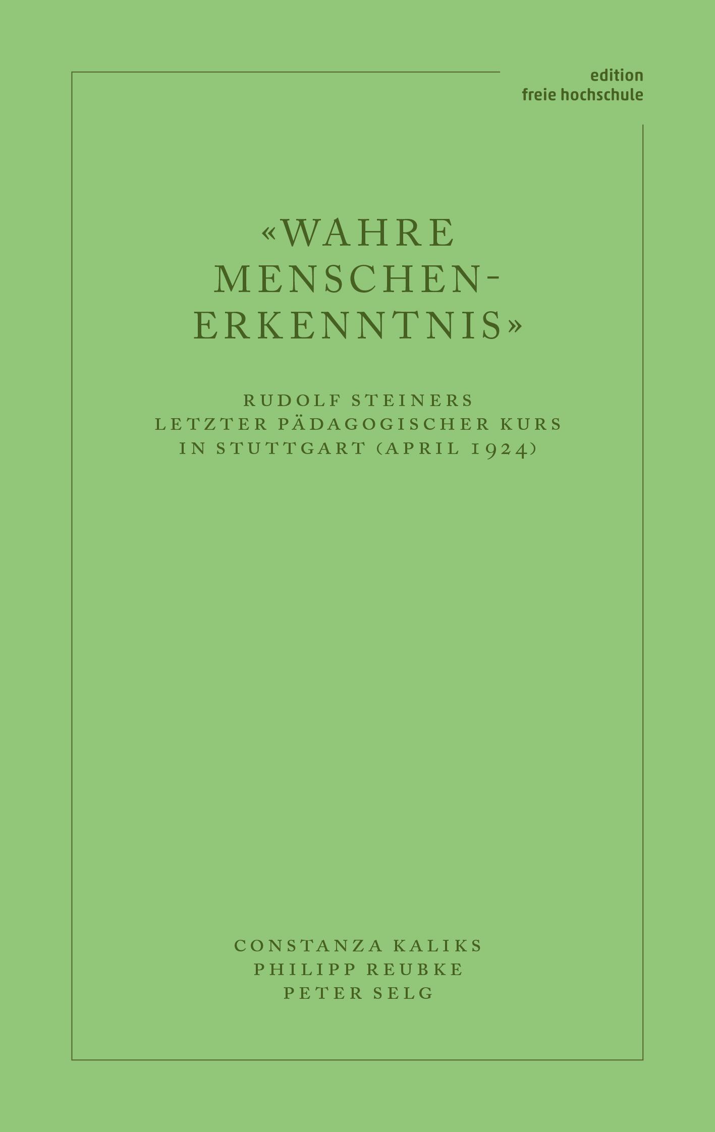 'Wahre Menschen-Erkenntnis'