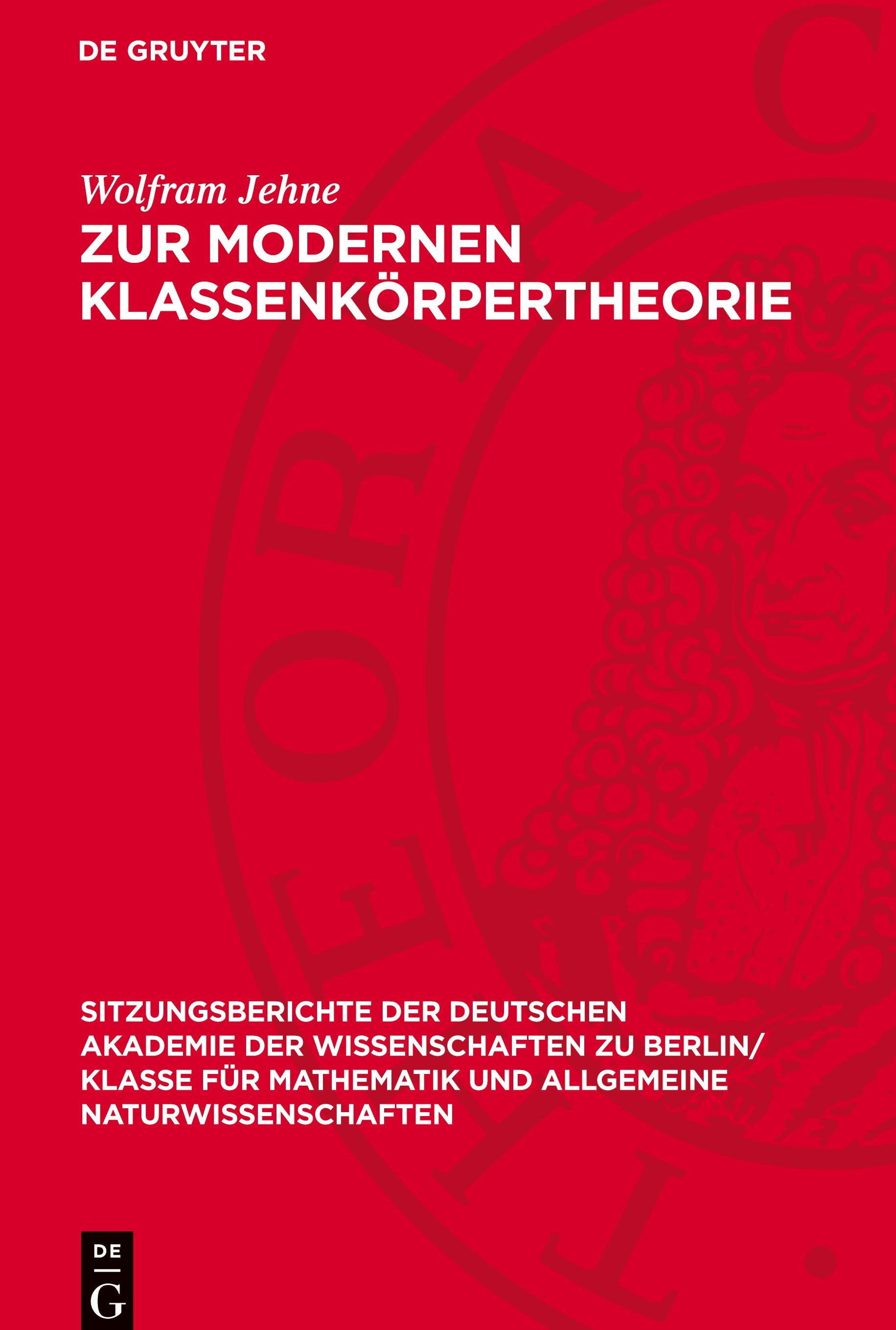 Zur modernen Klassenkörpertheorie