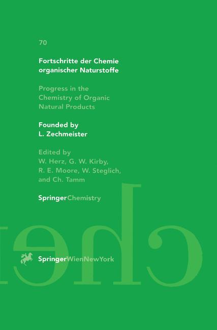 Fortschritte der Chemie organischer Naturstoffe Progress in the Chemistry of Organic Natural Products