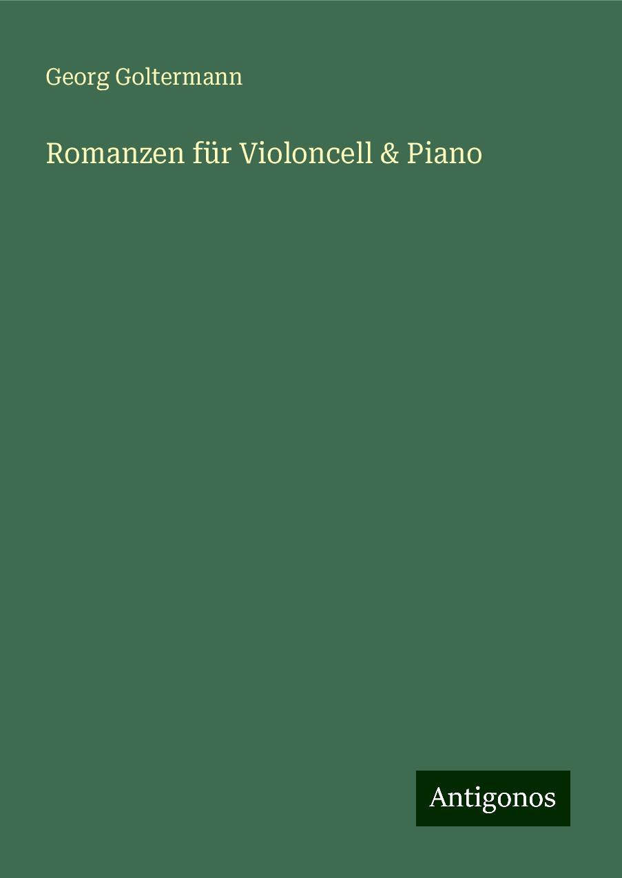 Romanzen für Violoncell & Piano