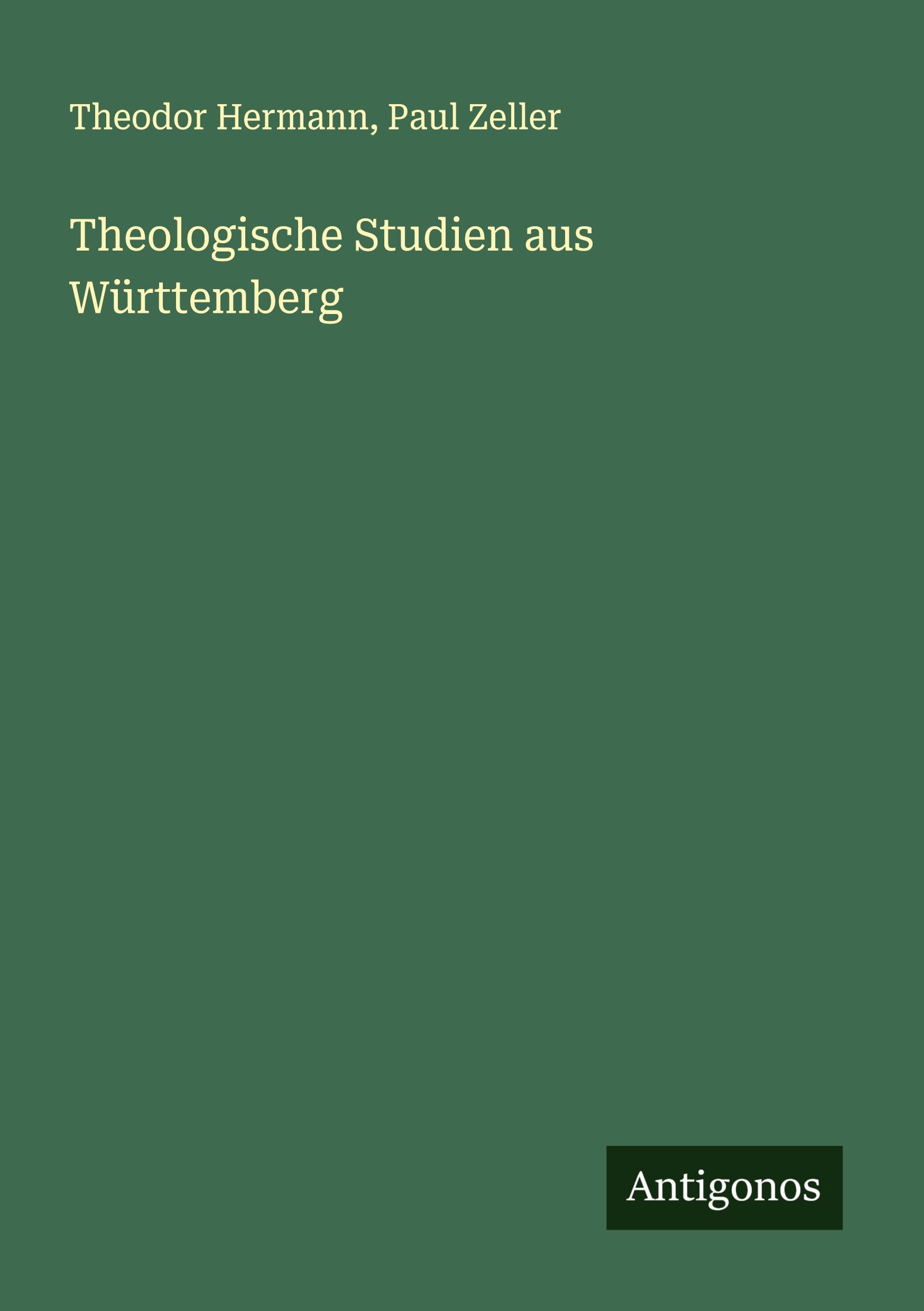 Theologische Studien aus Württemberg