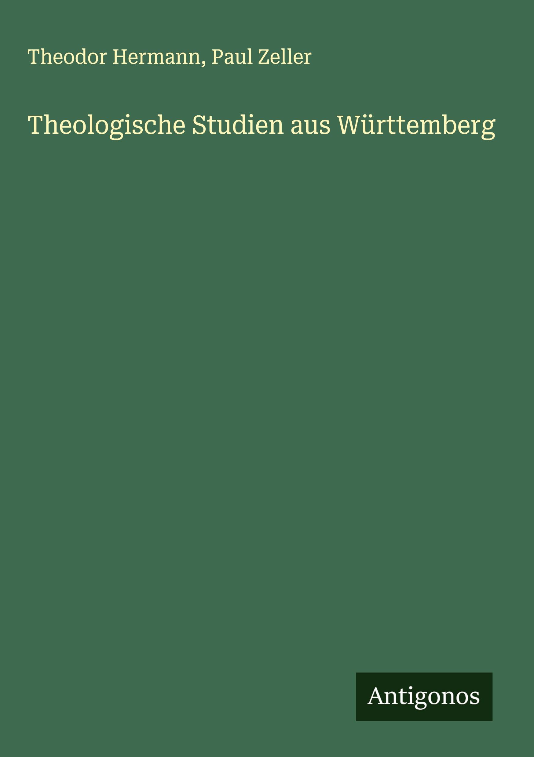 Theologische Studien aus Württemberg