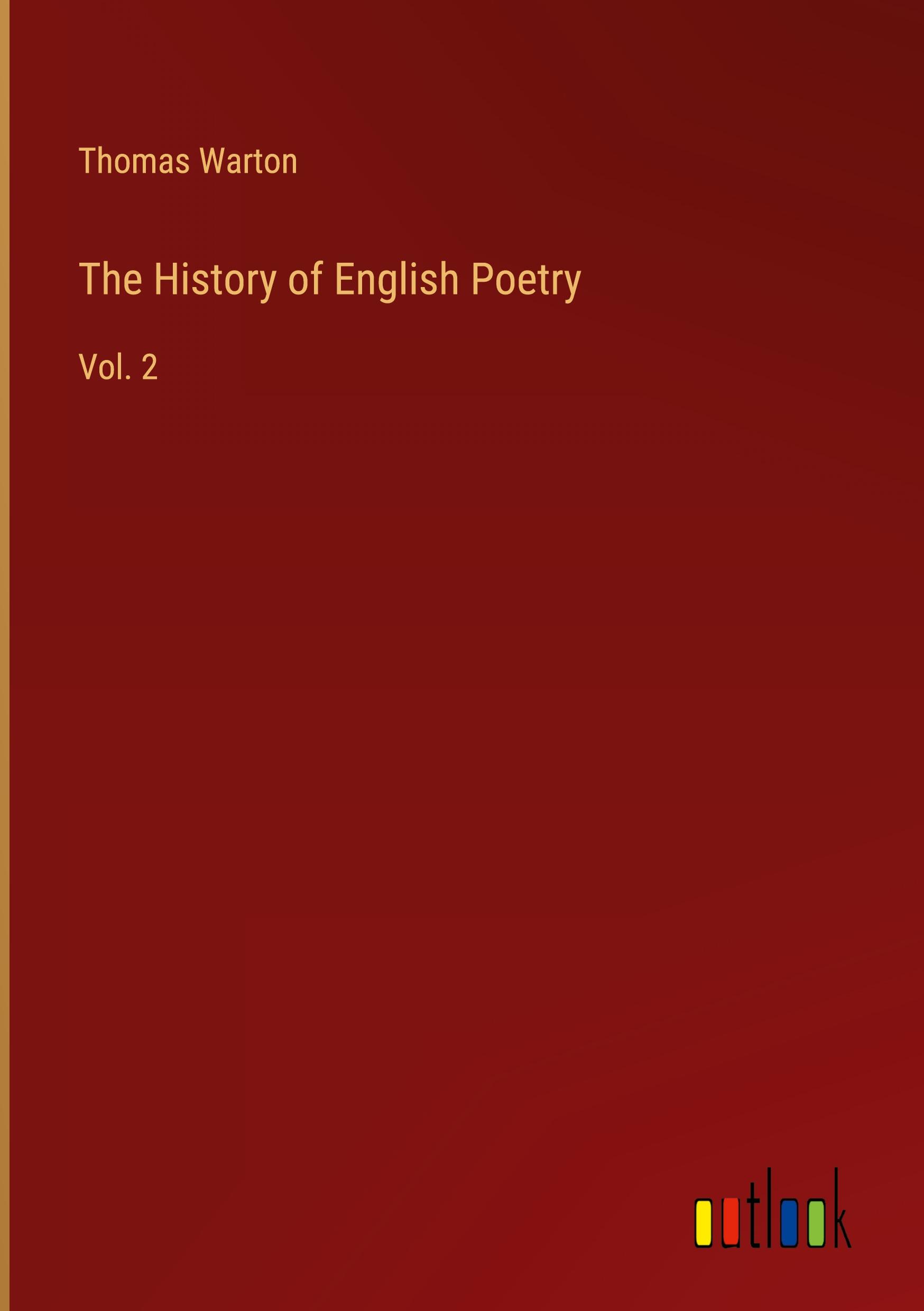 The History of English Poetry