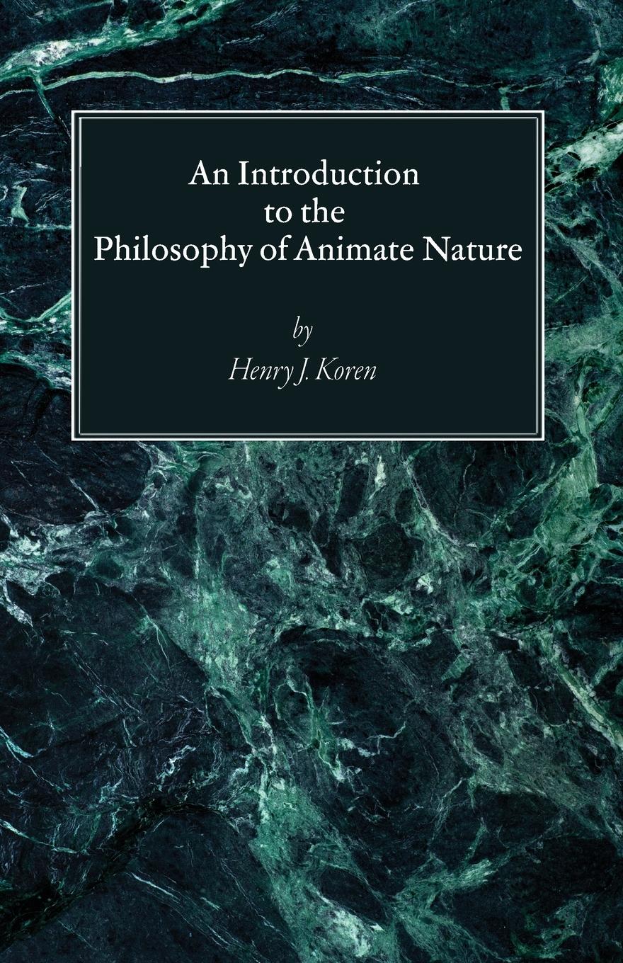 An Introduction to the Philosophy of Animate Nature