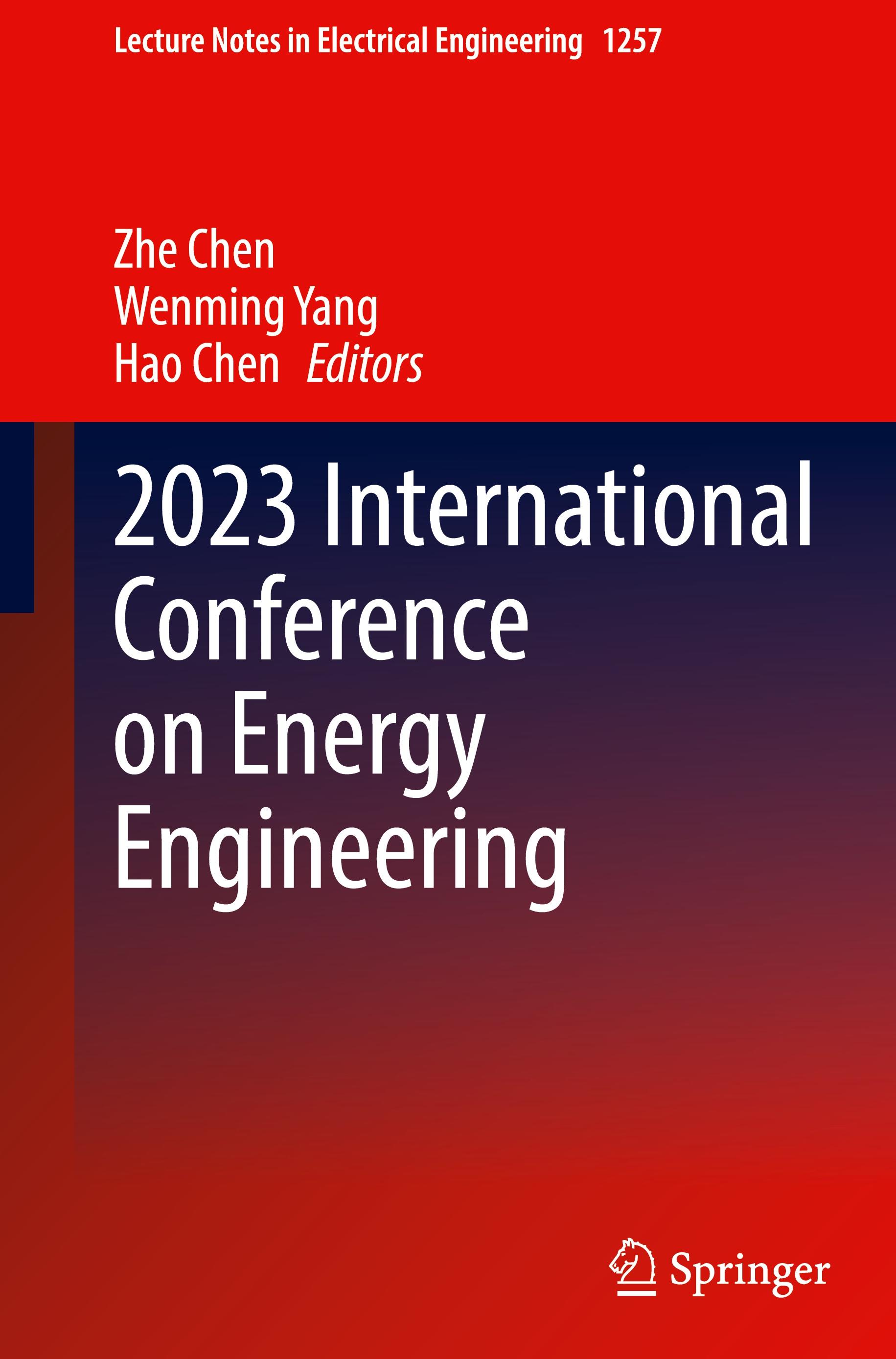 2023 International Conference on Energy Engineering