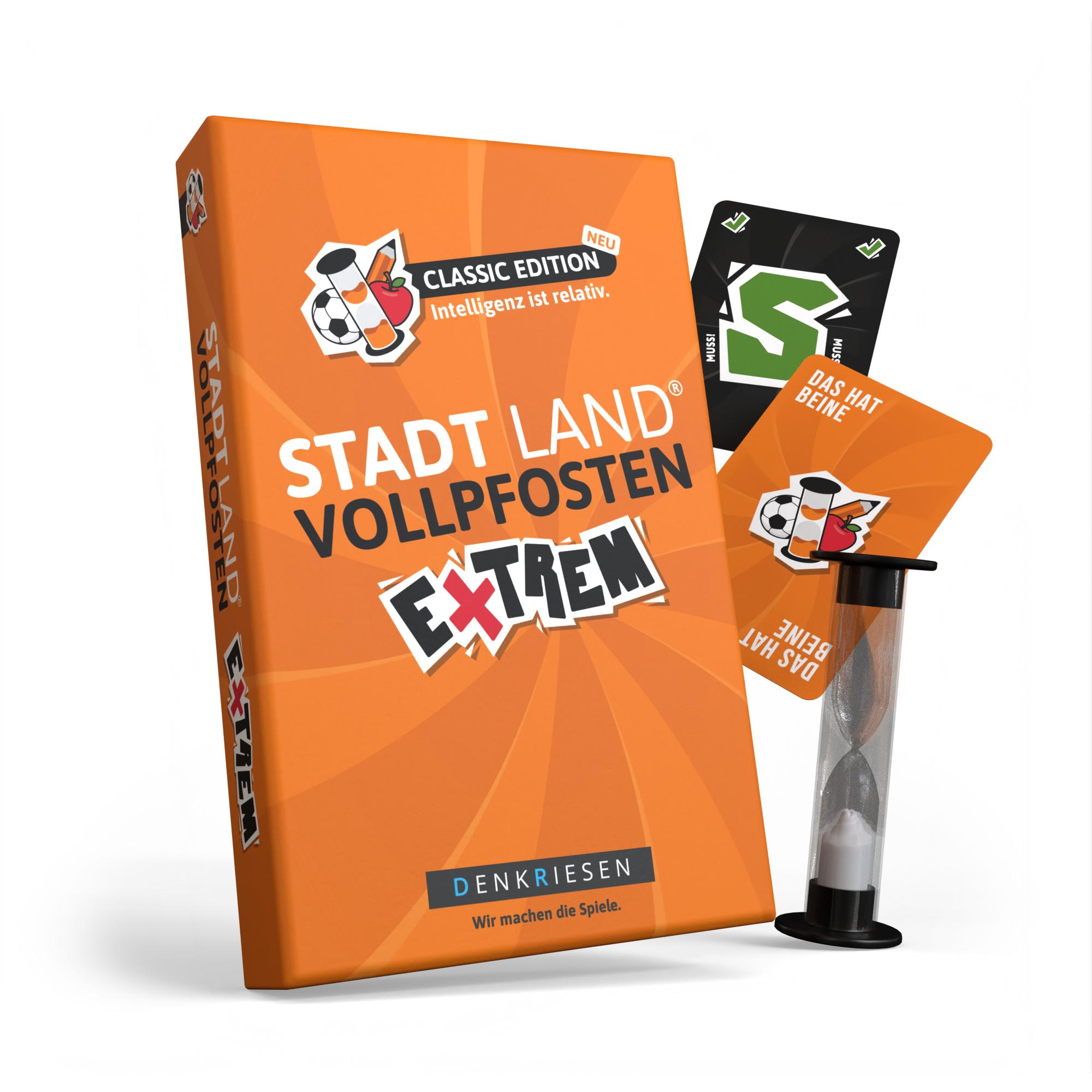 DENKRIESEN - STADT LAND VOLLPFOSTEN® - Extrem - CLASSIC EDITION - "Intelligenz ist relativ."