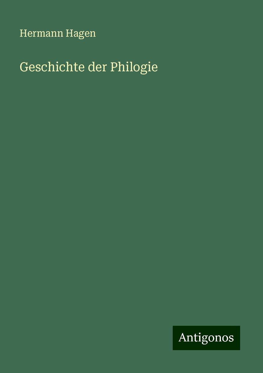 Geschichte der Philogie