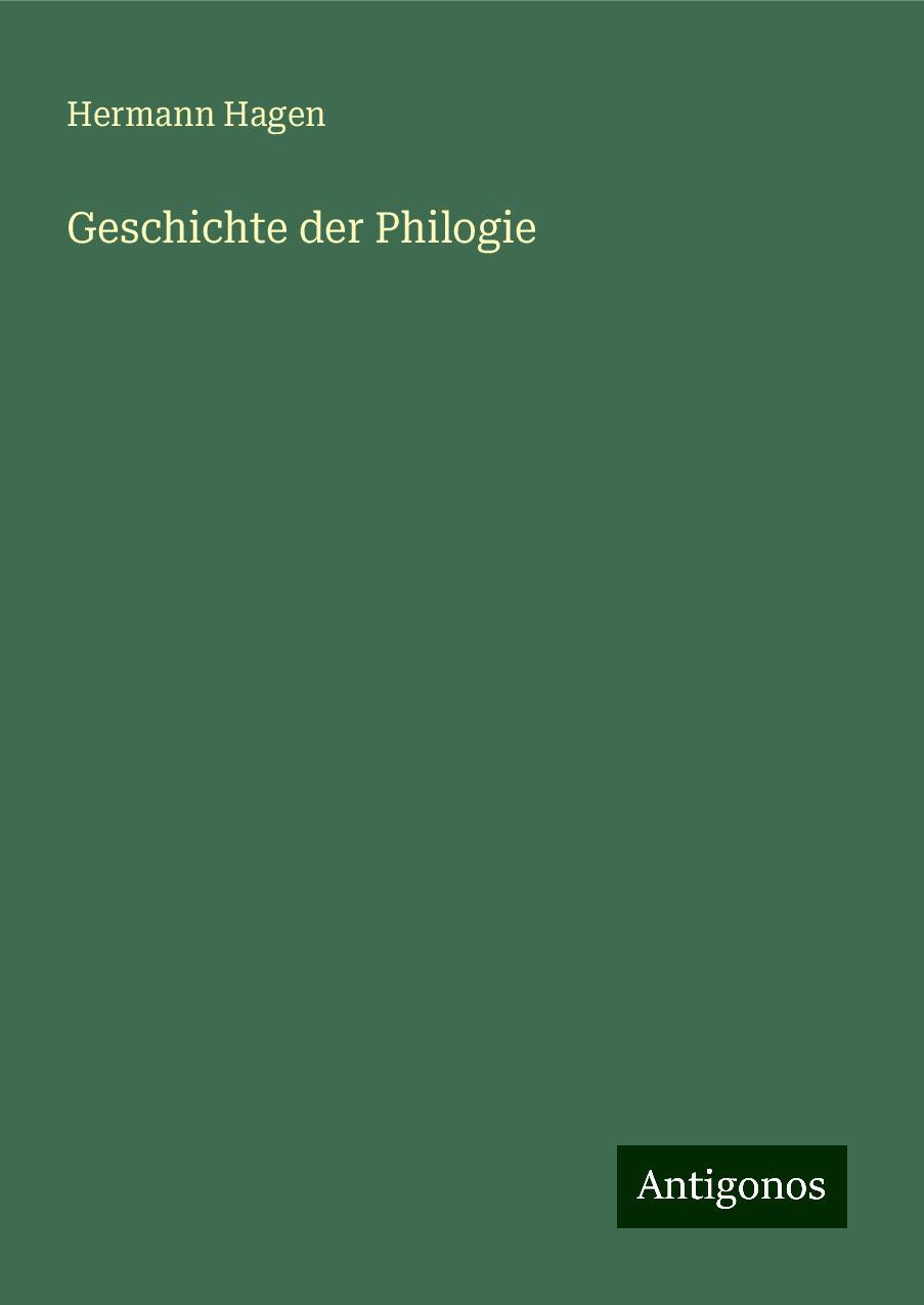 Geschichte der Philogie