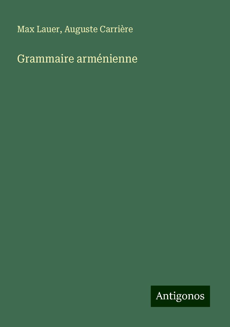 Grammaire arménienne