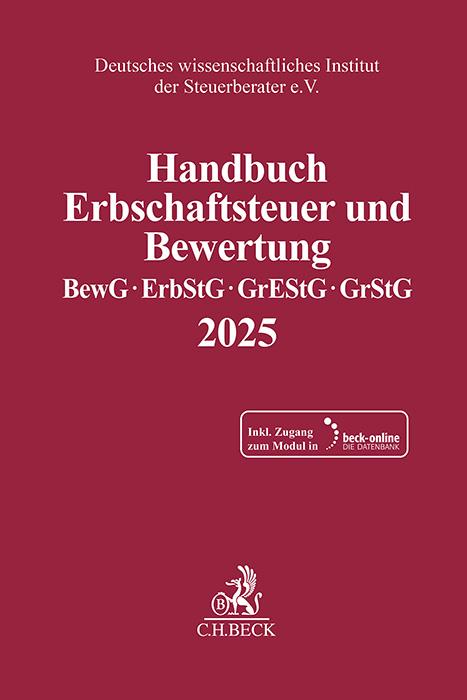 Handbuch Erbschaftsteuer und Bewertung 2025