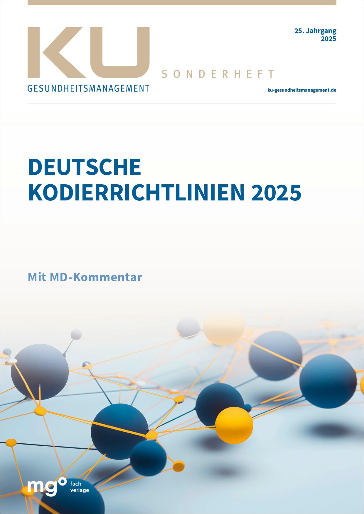 Deutsche Kodierrichtlinien 2025 mit MD-Kommentar