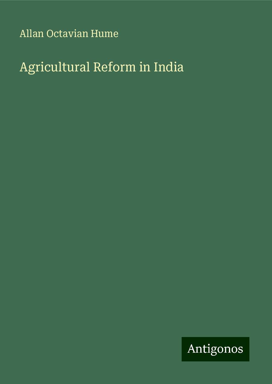 Agricultural Reform in India