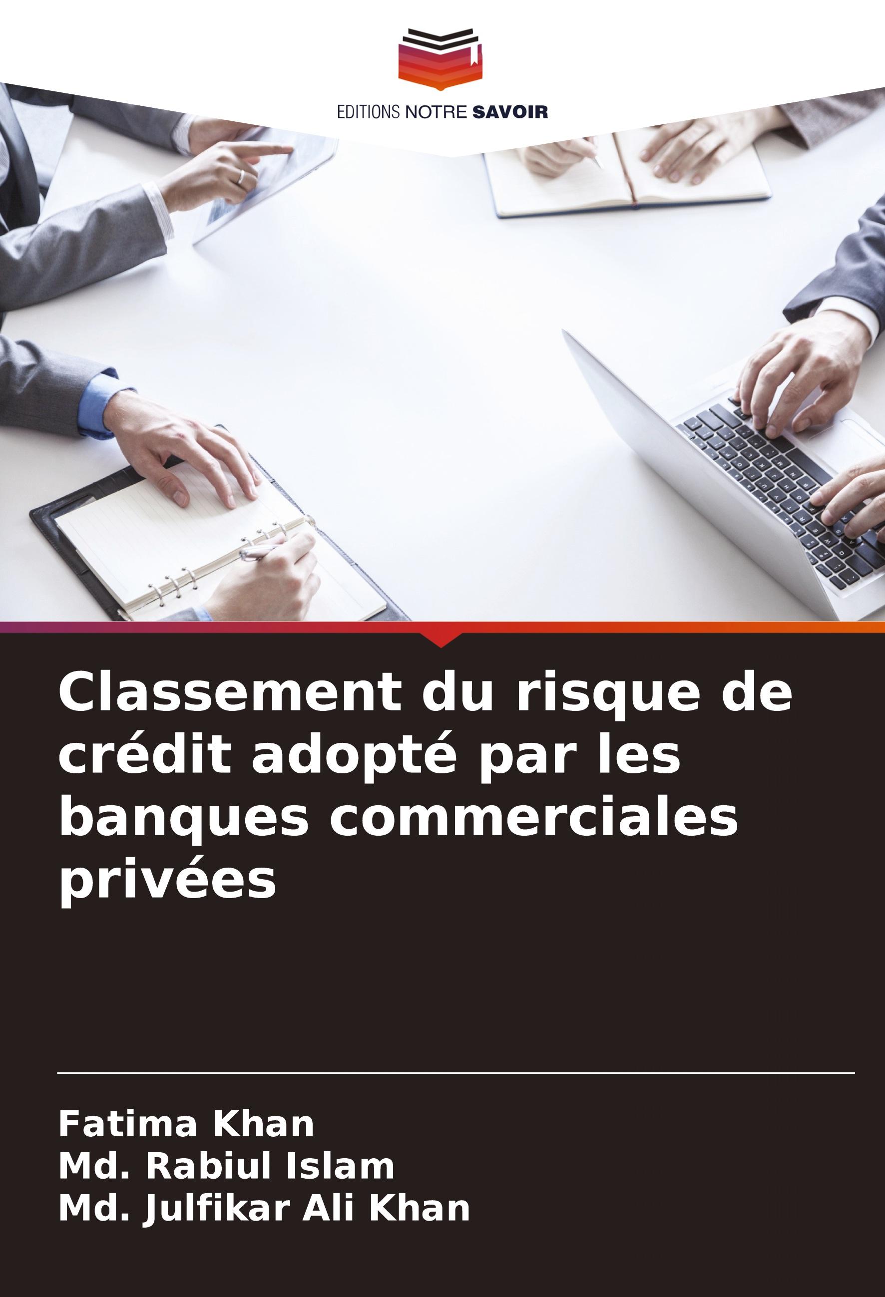 Classement du risque de crédit adopté par les banques commerciales privées