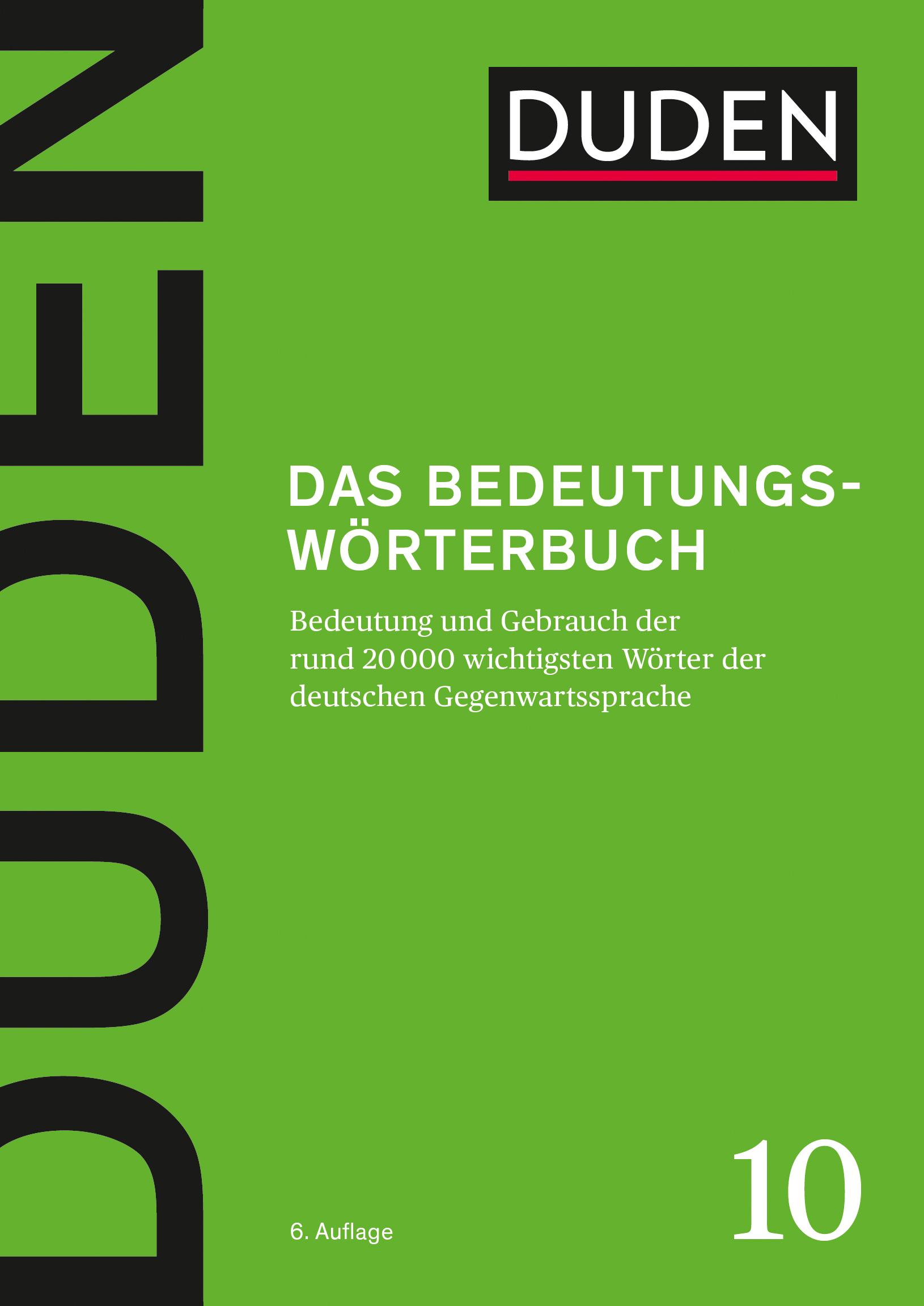 Das Bedeutungswörterbuch