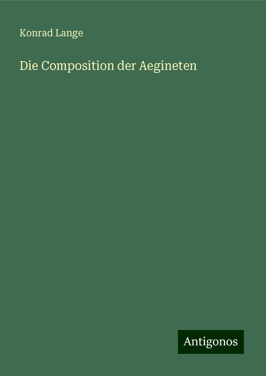 Die Composition der Aegineten