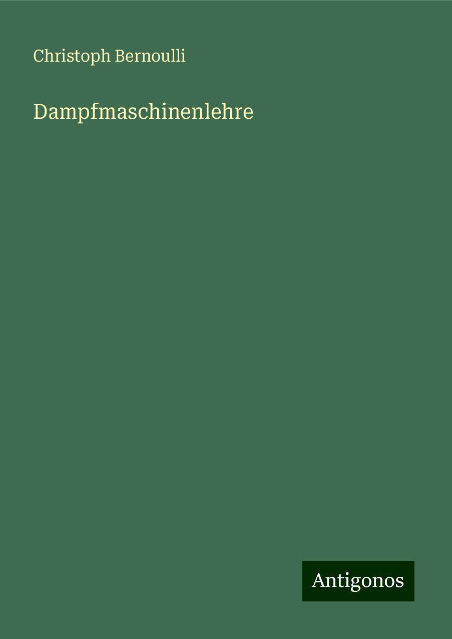 Dampfmaschinenlehre