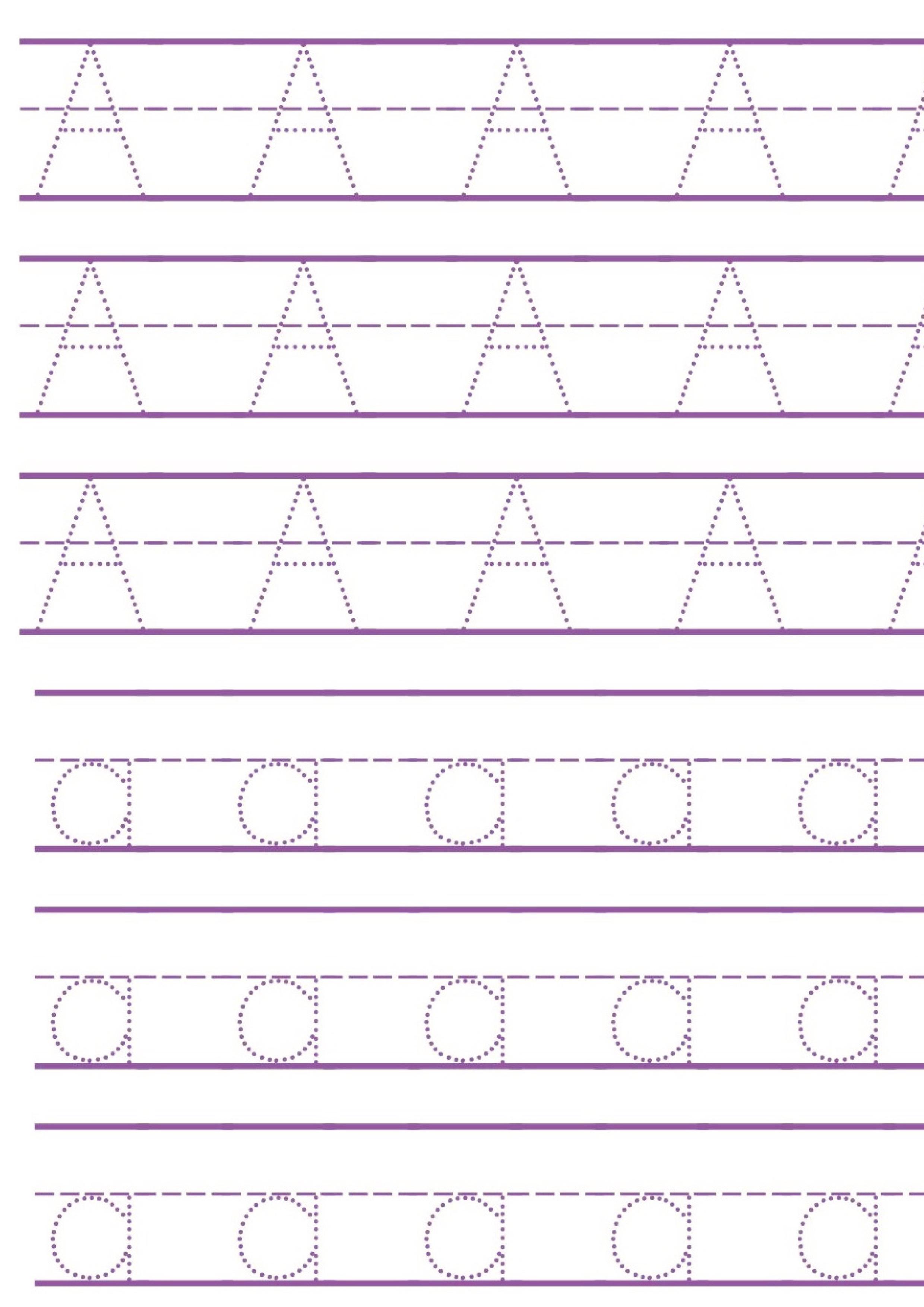 Caderno de exercícios para traçar letras ABC para crianças: aprendendo a escrever o alfabeto. Livro de atividades de caligrafia para crianças em idade pré-escolar e jardins de infância