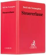 Steuererlasse (ohne Fortsetzungsnotierung). Inkl. 78. Ergänzungslieferung