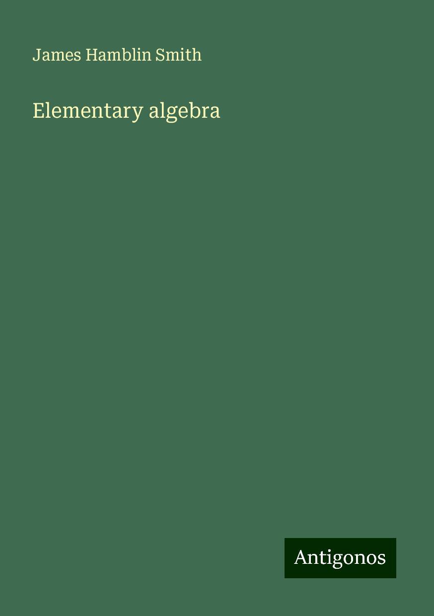 Elementary algebra