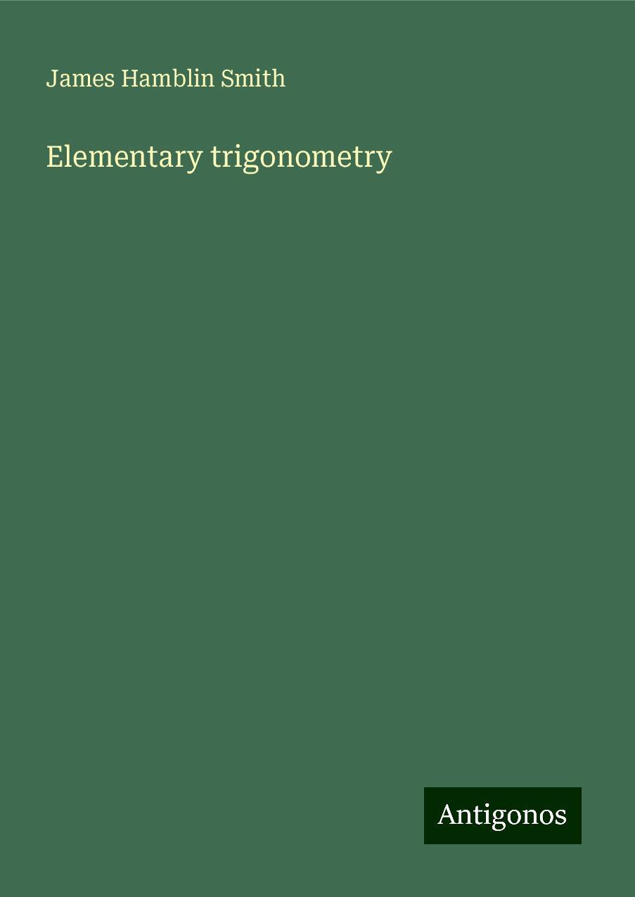 Elementary trigonometry