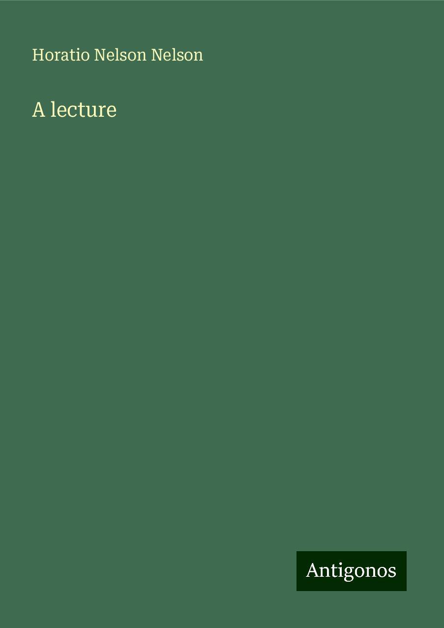 A lecture