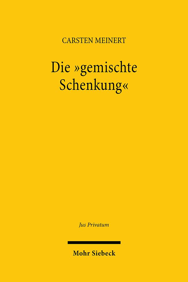 Die "gemischte Schenkung"