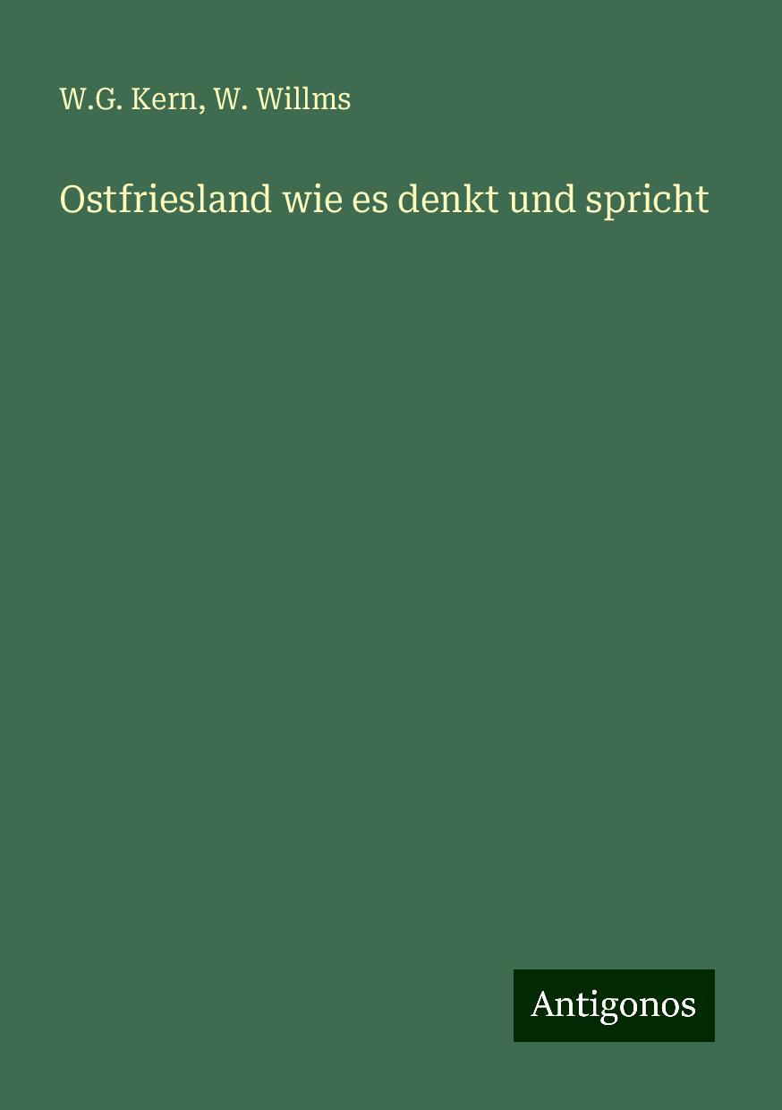 Ostfriesland wie es denkt und spricht