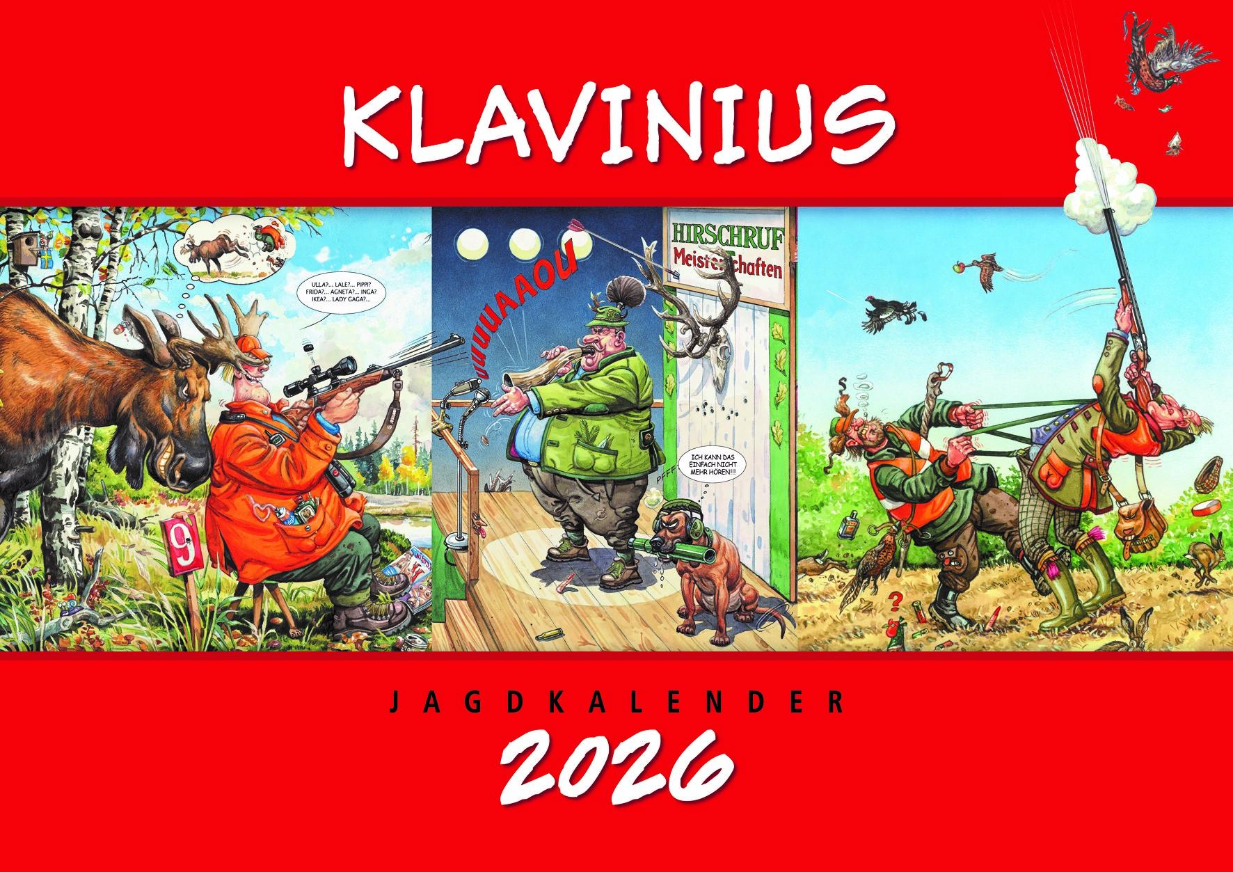 Haralds Klavinius Jagdkalender 2026