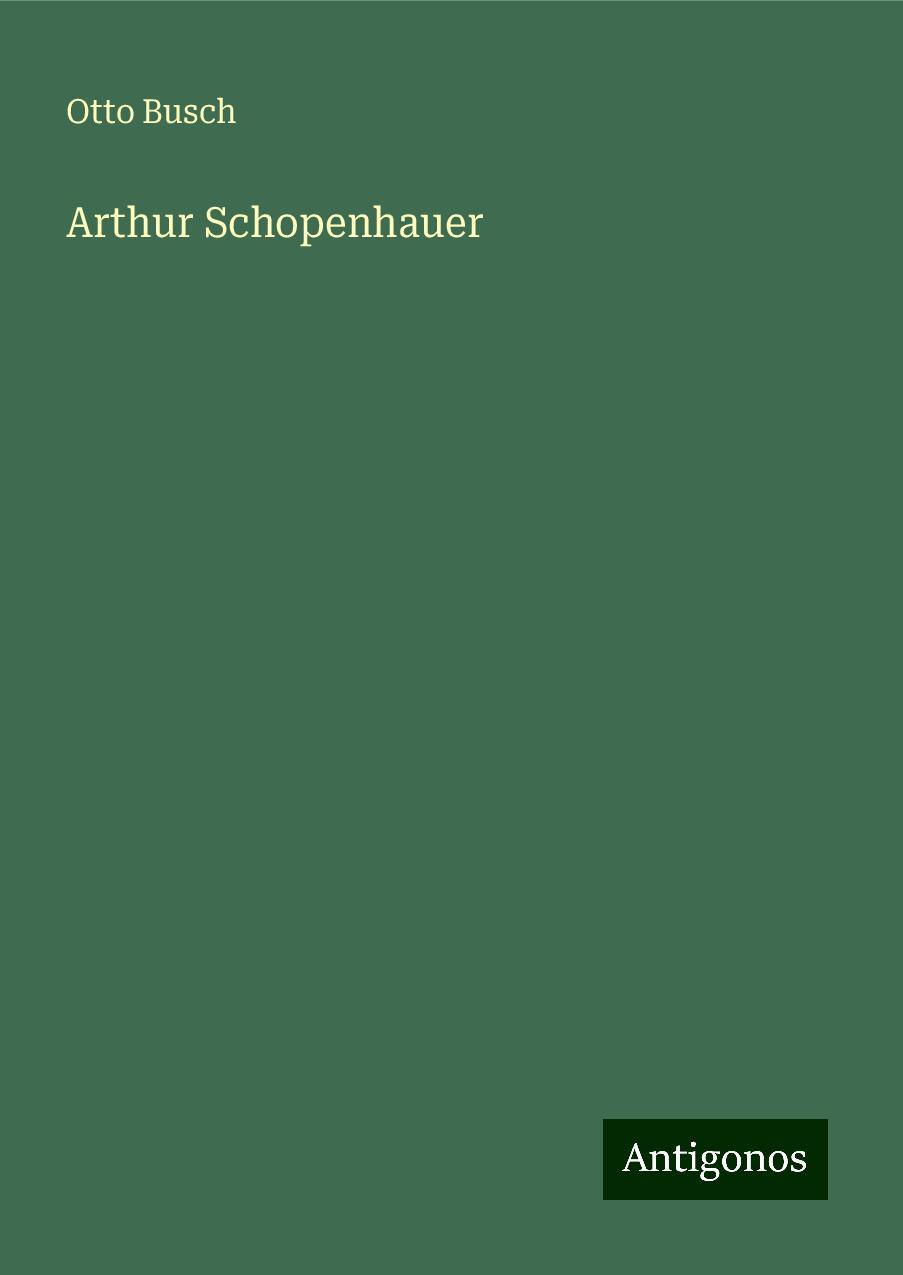 Arthur Schopenhauer