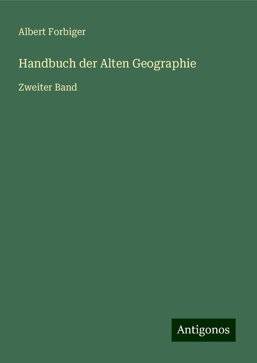 Handbuch der Alten Geographie