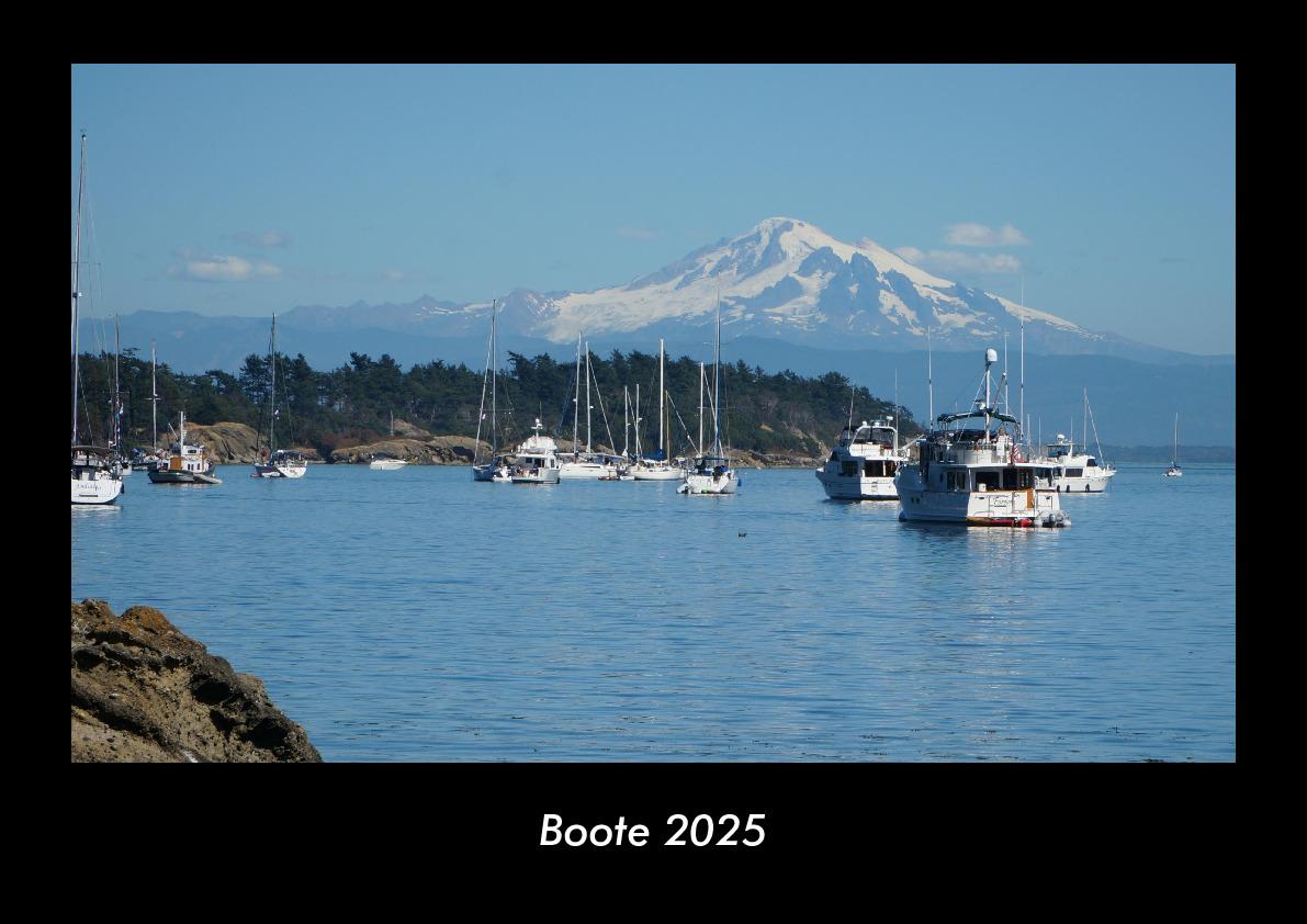 Boote 2025 Fotokalender DIN A3