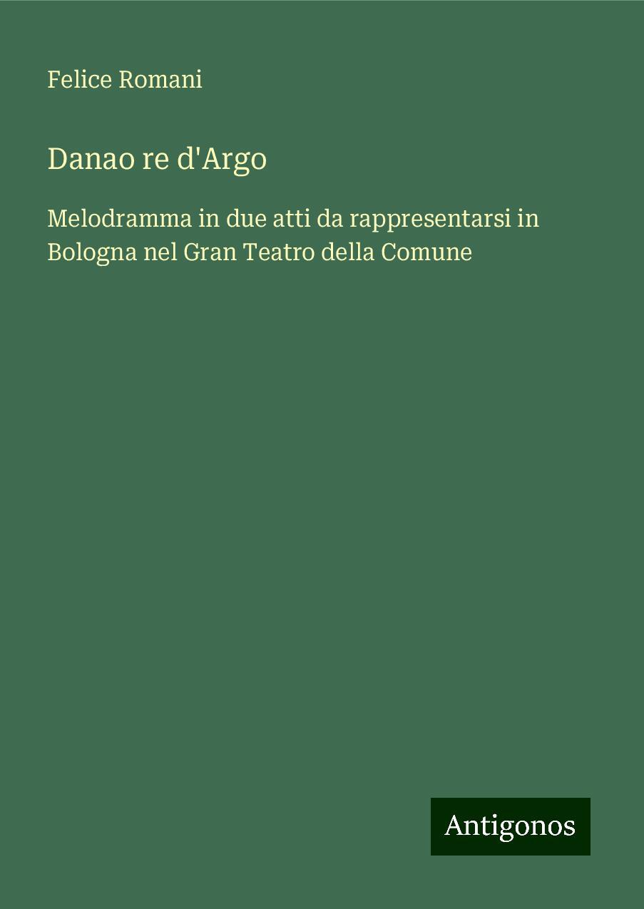 Danao re d'Argo