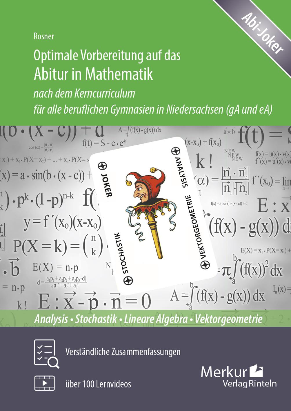 Optimale Vorbereitung auf das Abitur in Mathematik nach dem Kerncurriculum