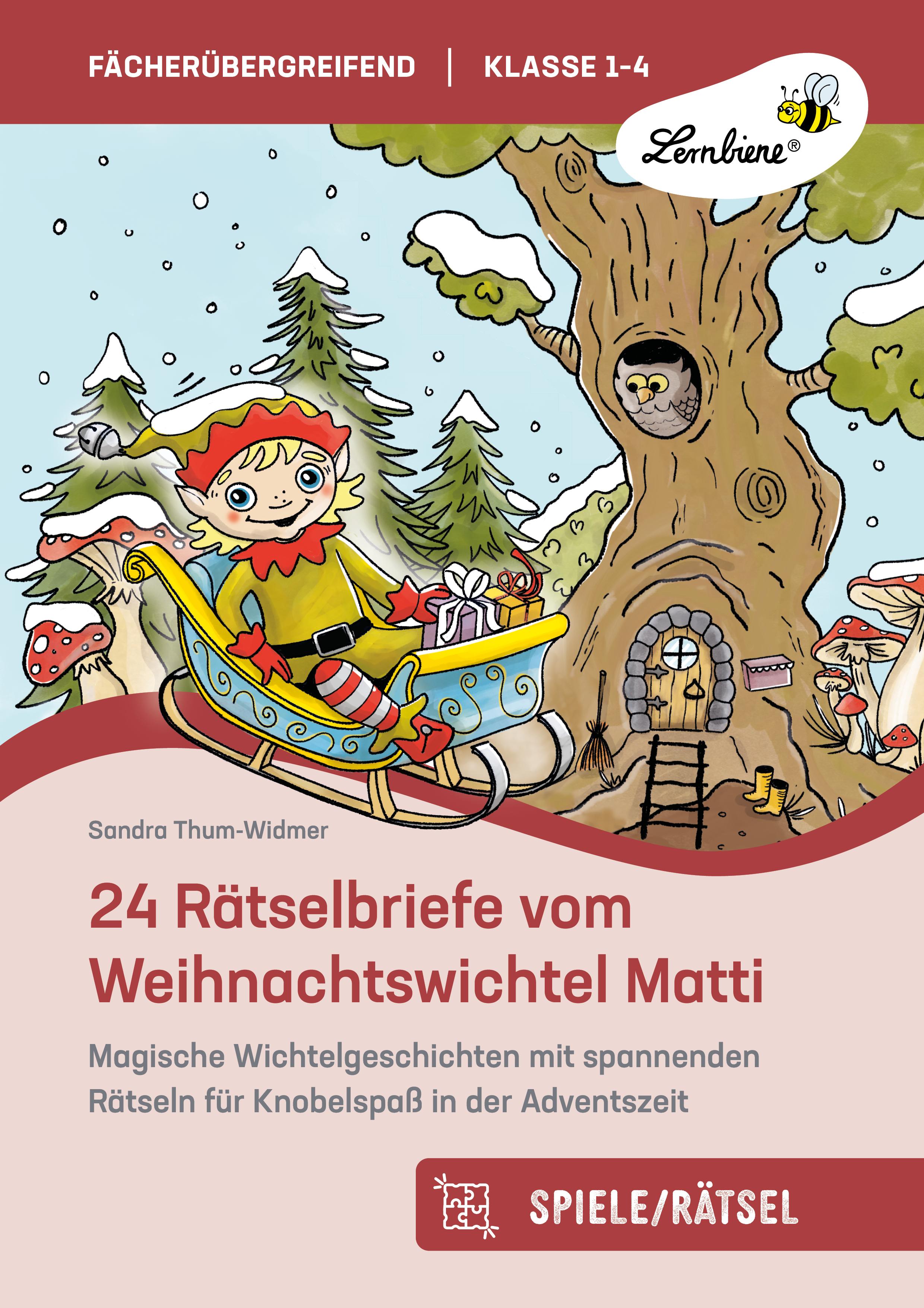 24 Rätselbriefe vom Weihnachtswichtel Matti