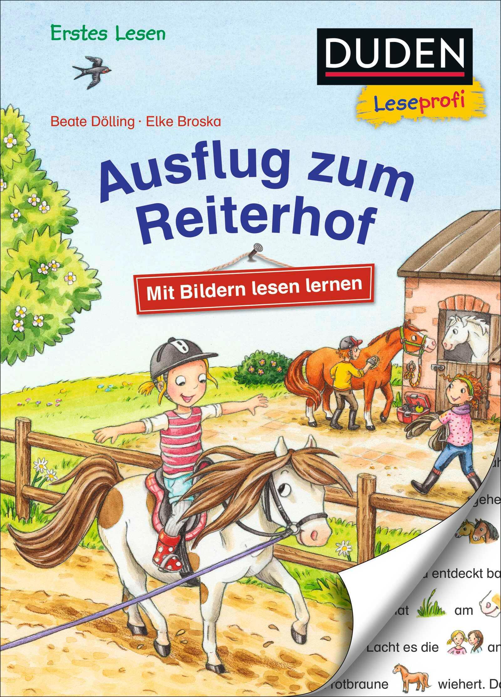 Duden Leseprofi - Mit Bildern lesen lernen: Ausflug zum Reiterhof, Erstes Lesen