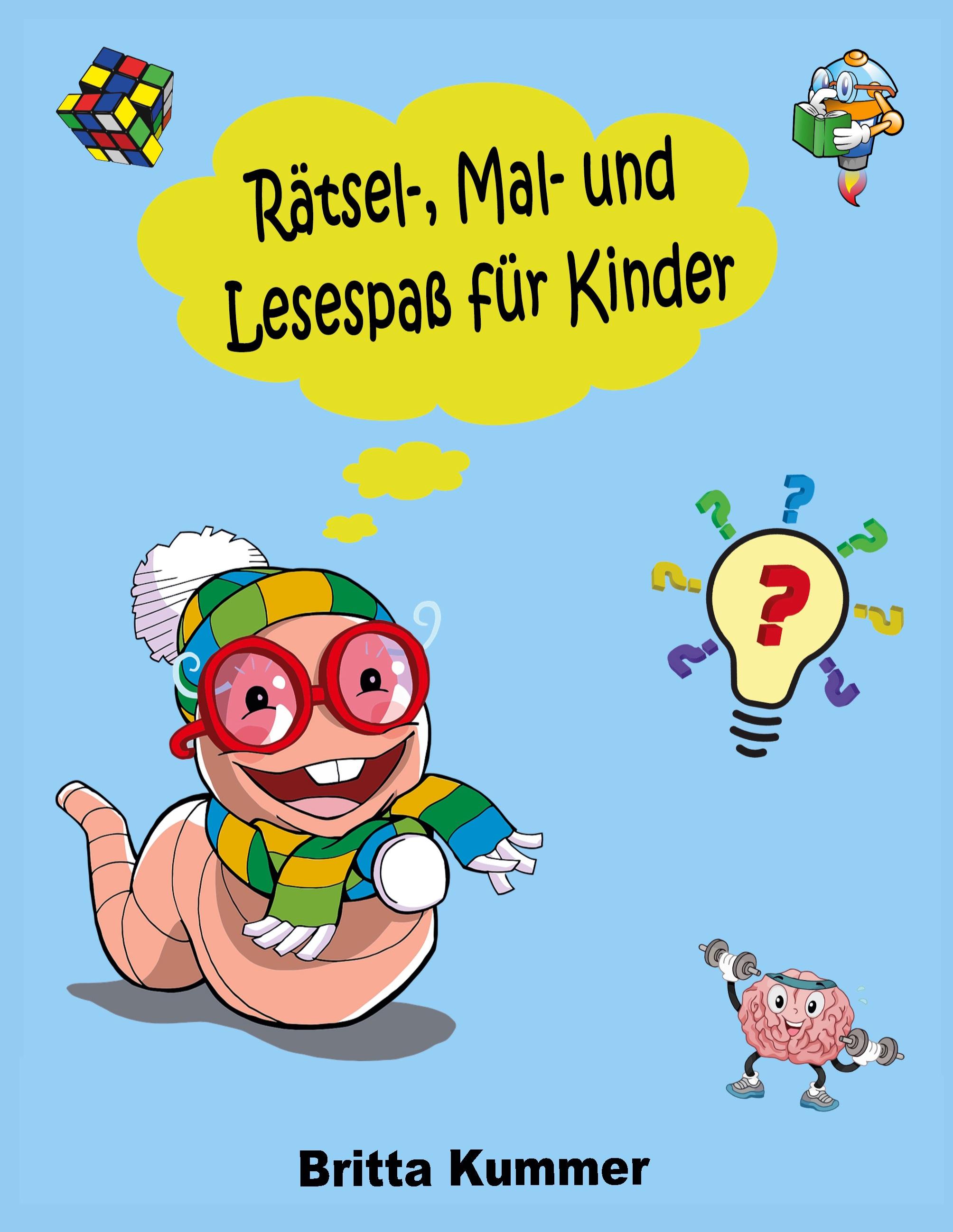 Rätsel-, Mal- und Lesespaß für Kinder