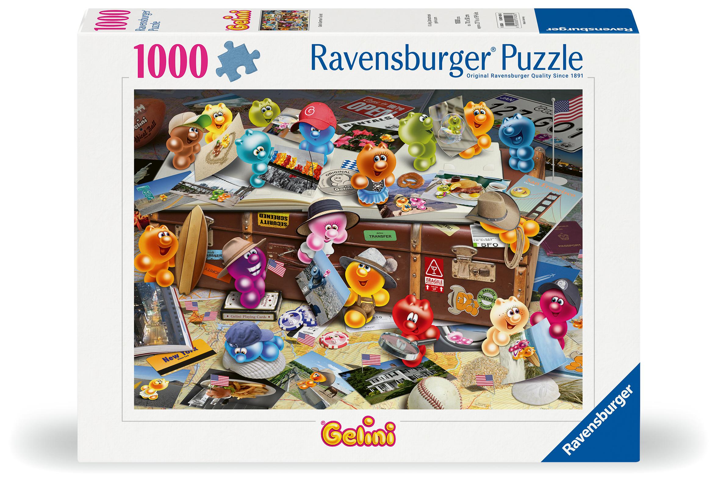 Ravensburger Puzzle 12001426 - Gelini German Tourist - 1000 Teile Puzzle für Erwachsene ab 14 Jahren