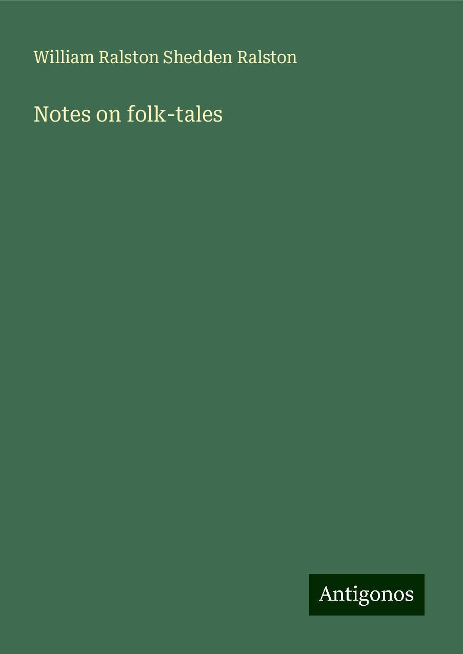 Notes on folk-tales