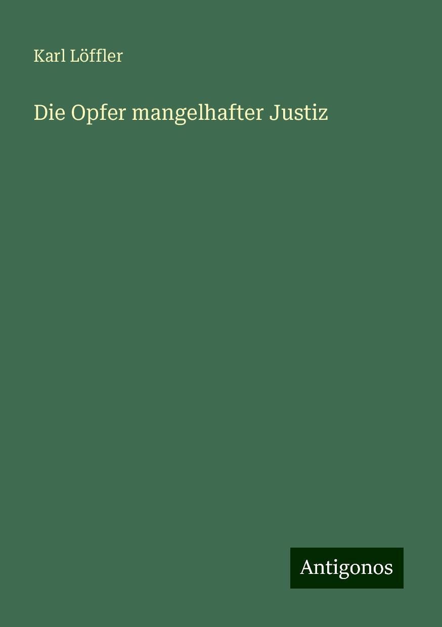 Die Opfer mangelhafter Justiz