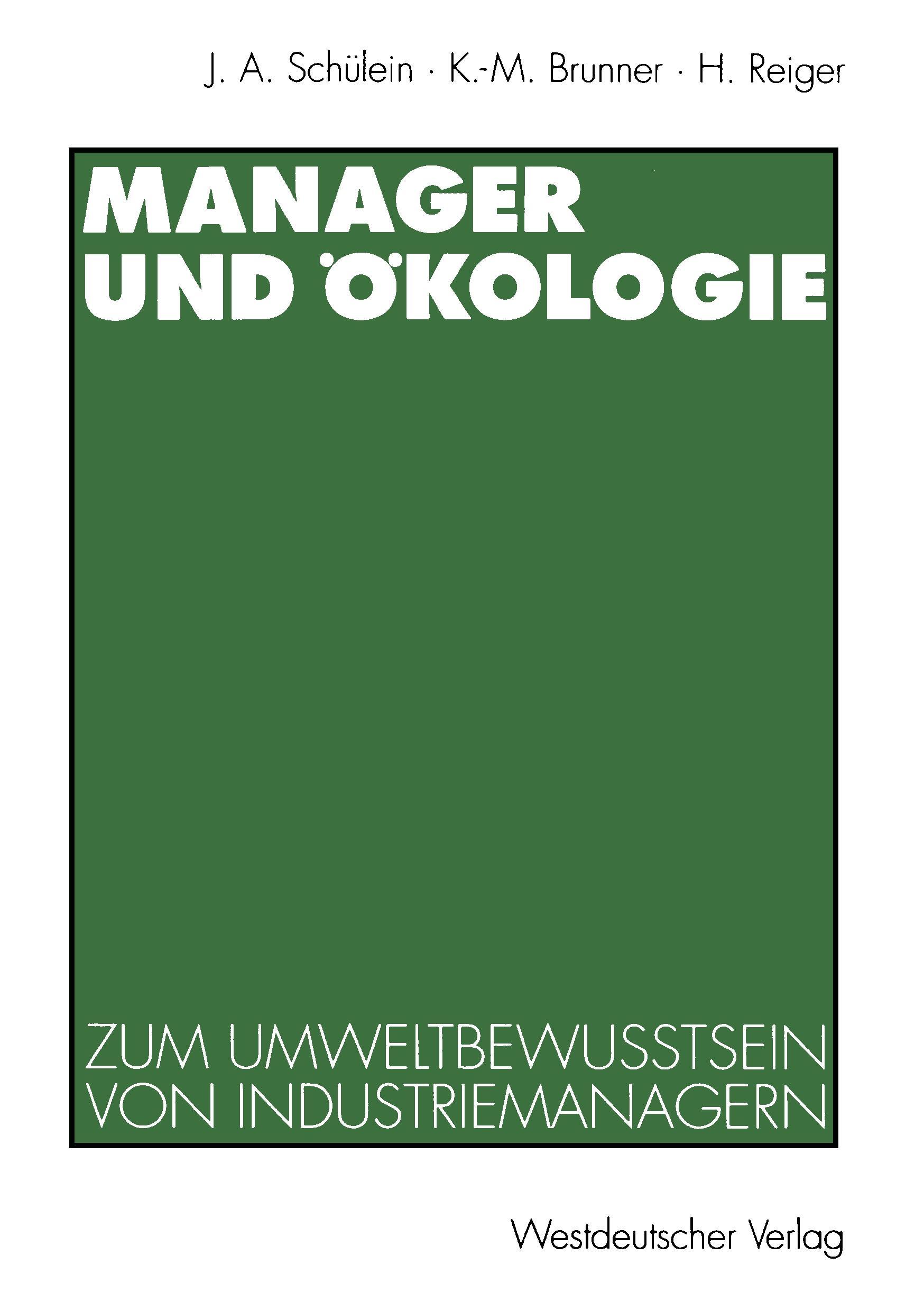 Manager und Ökologie