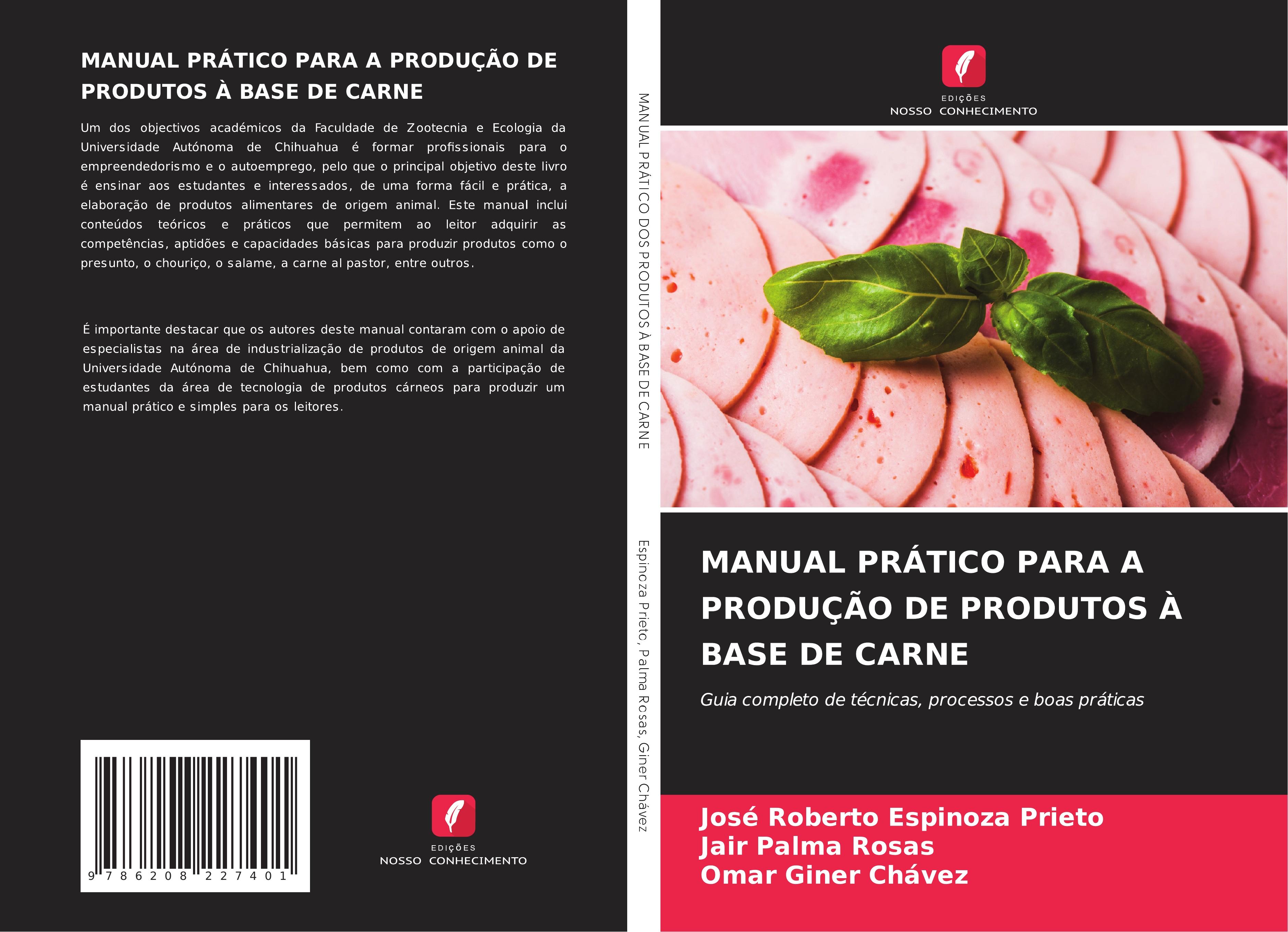 MANUAL PRÁTICO PARA A PRODUÇÃO DE PRODUTOS À BASE DE CARNE