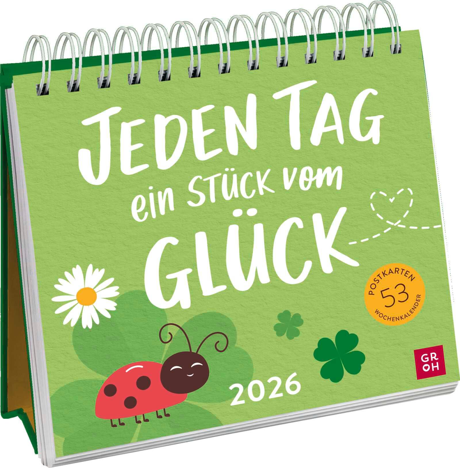 Postkartenkalender 2026: Jeden Tag ein Stück vom Glück