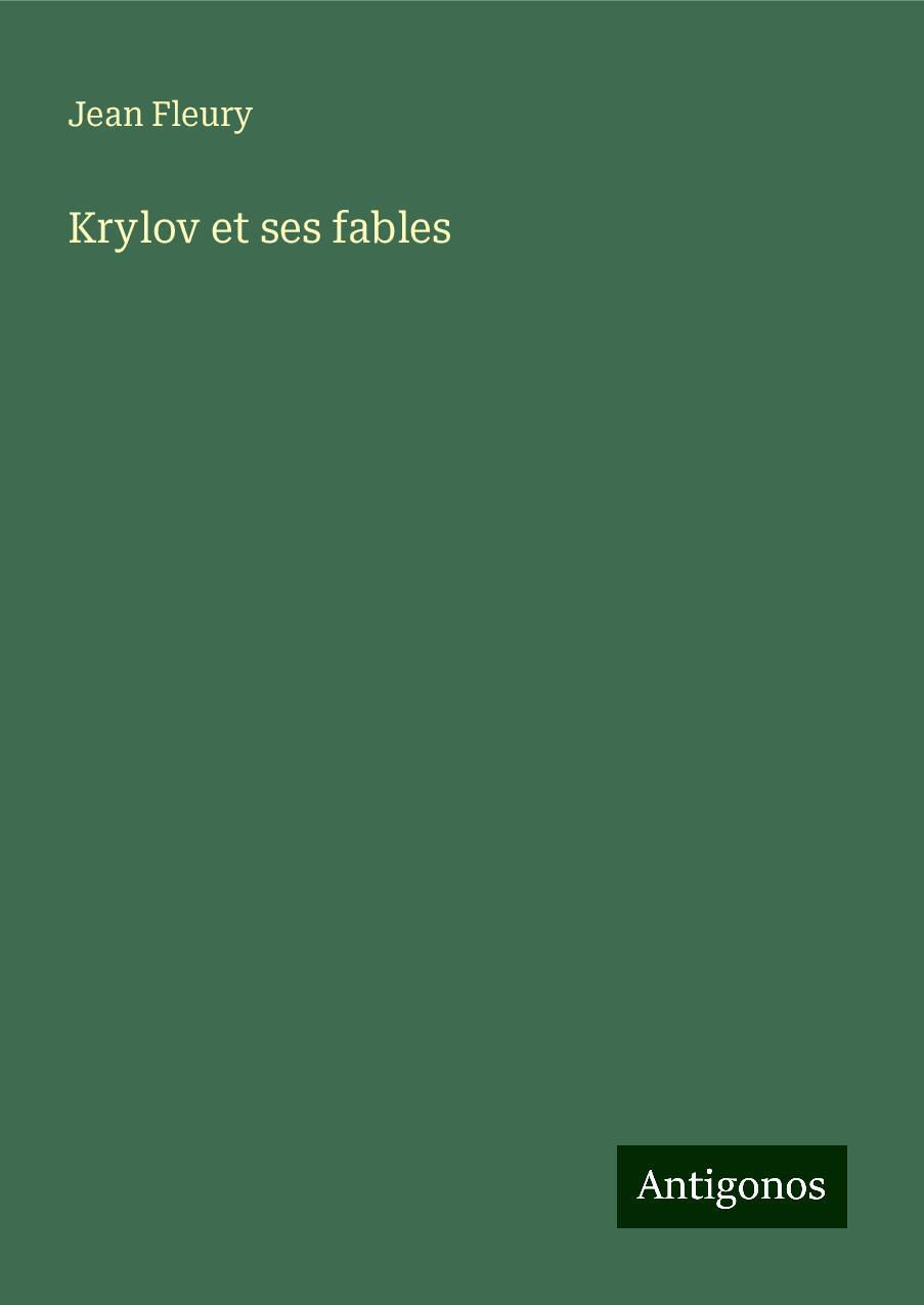 Krylov et ses fables