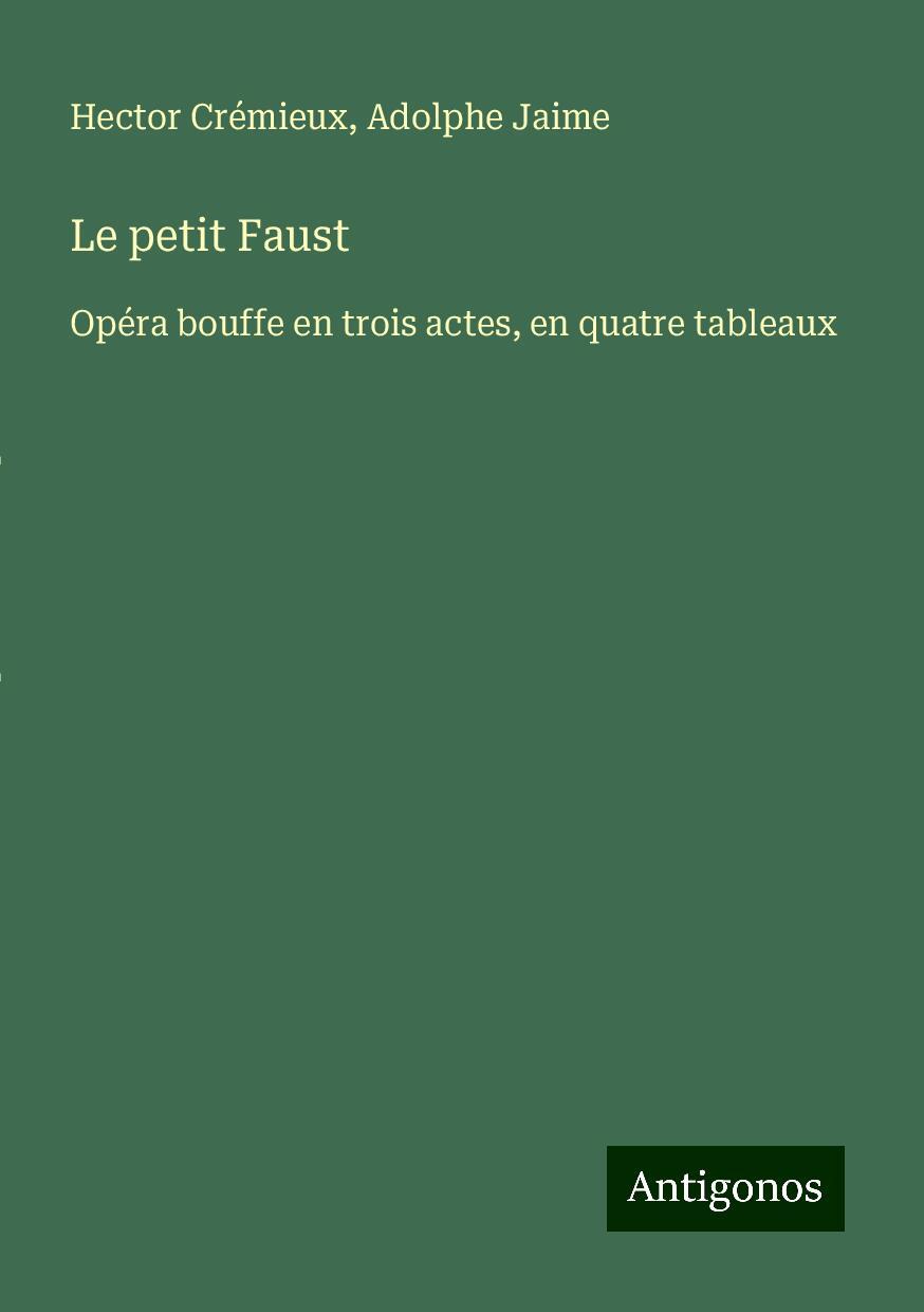 Le petit Faust