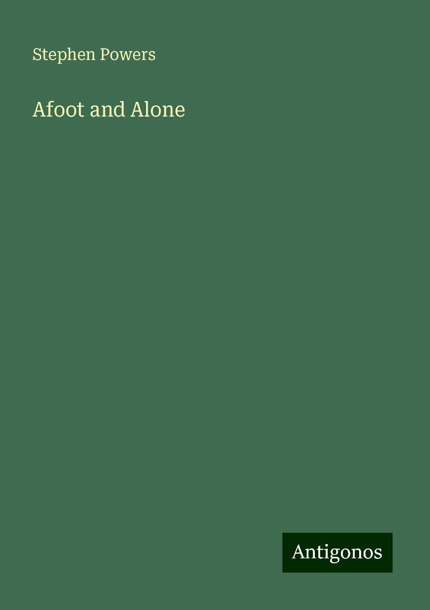 Afoot and Alone