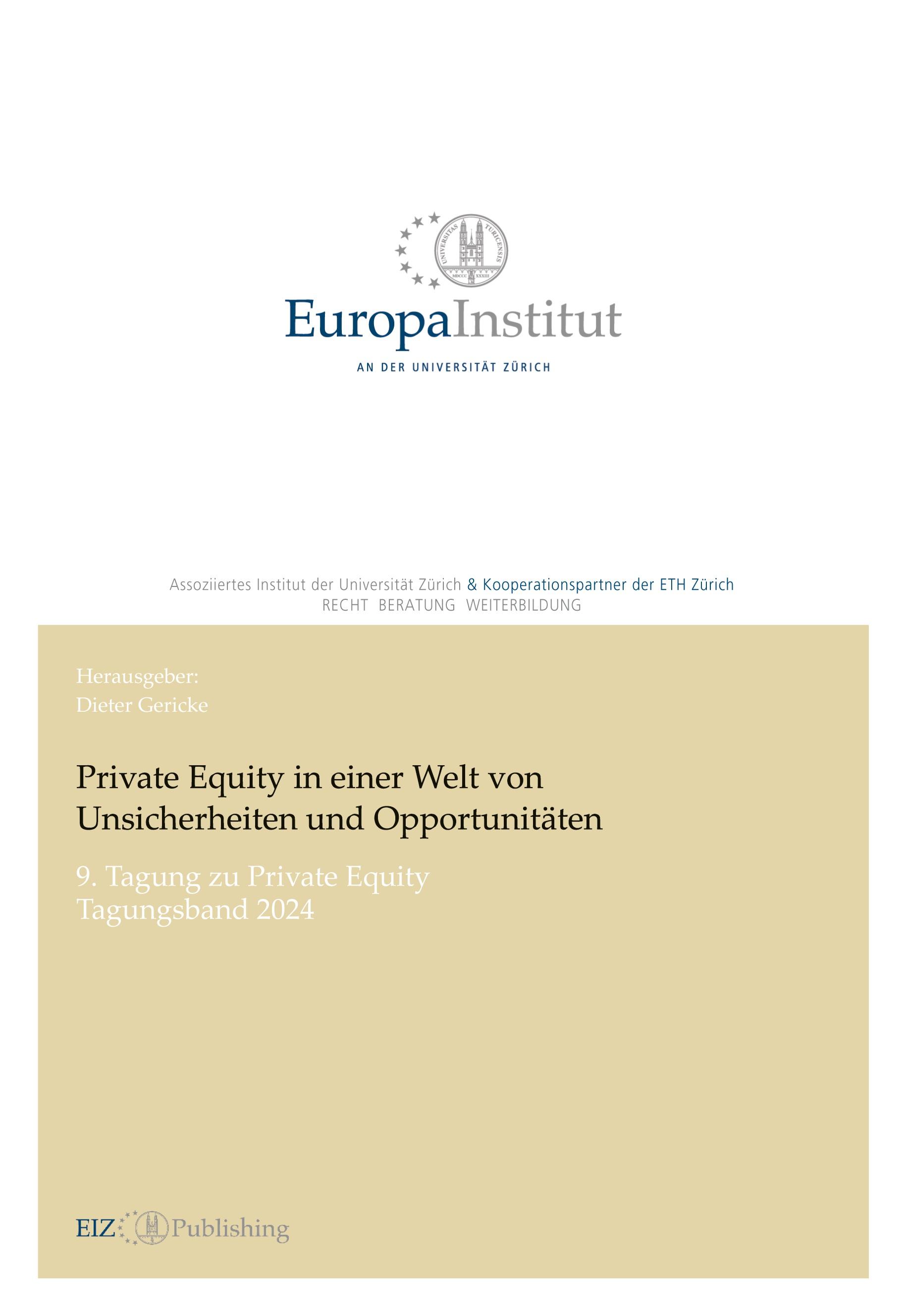 Private Equity in einer Welt von Unsicherheiten und Opportunitäten