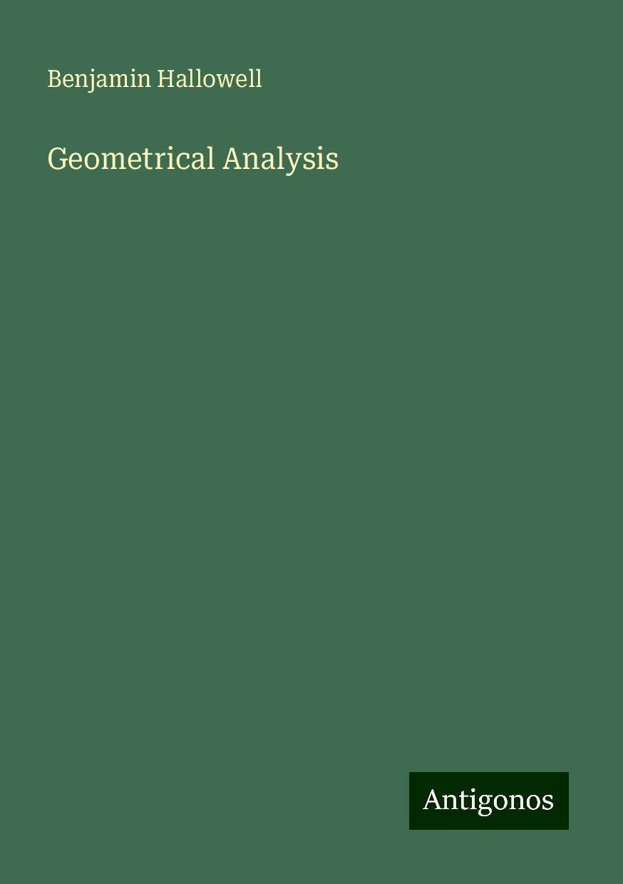 Geometrical Analysis