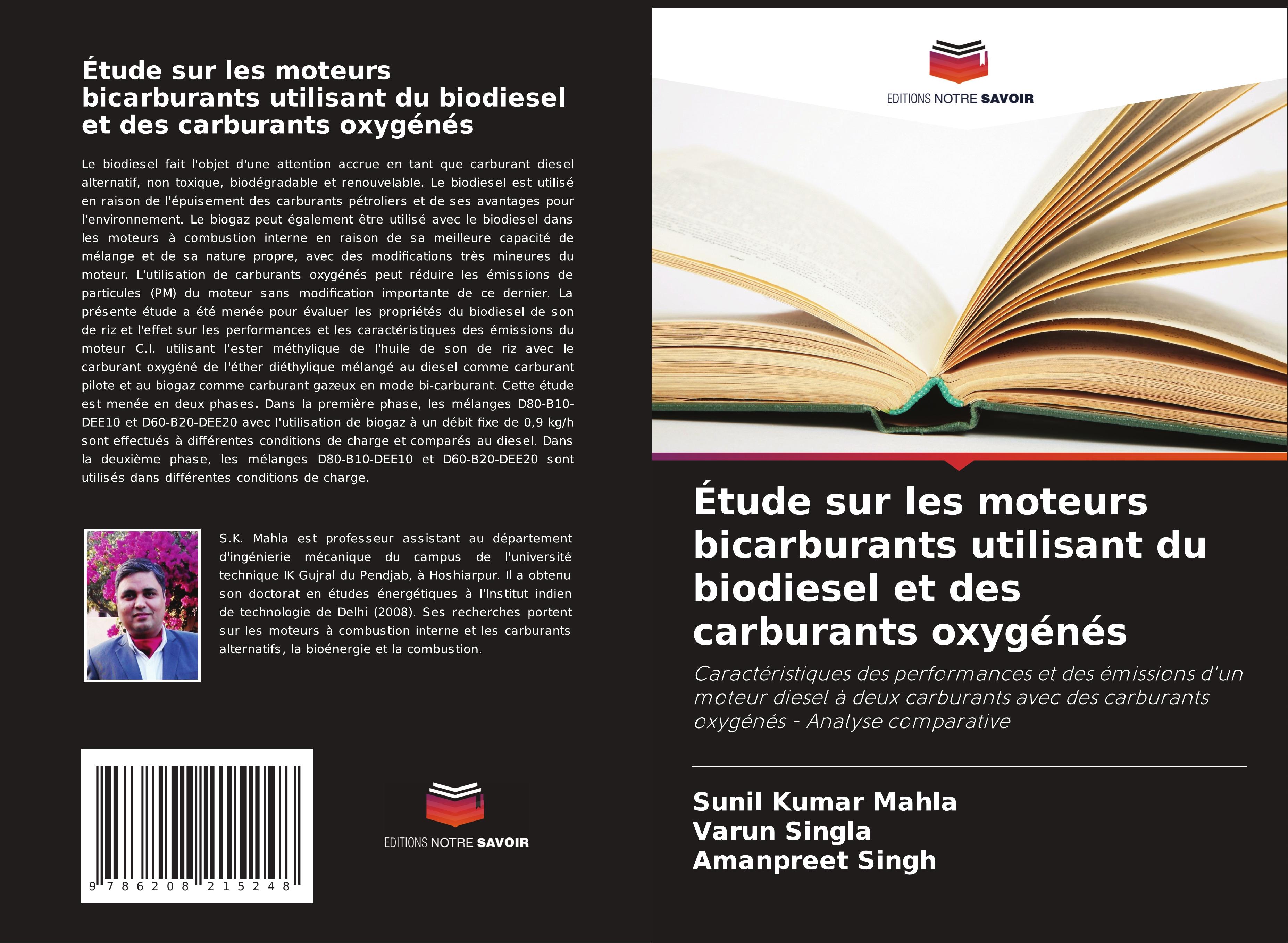 Étude sur les moteurs bicarburants utilisant du biodiesel et des carburants oxygénés