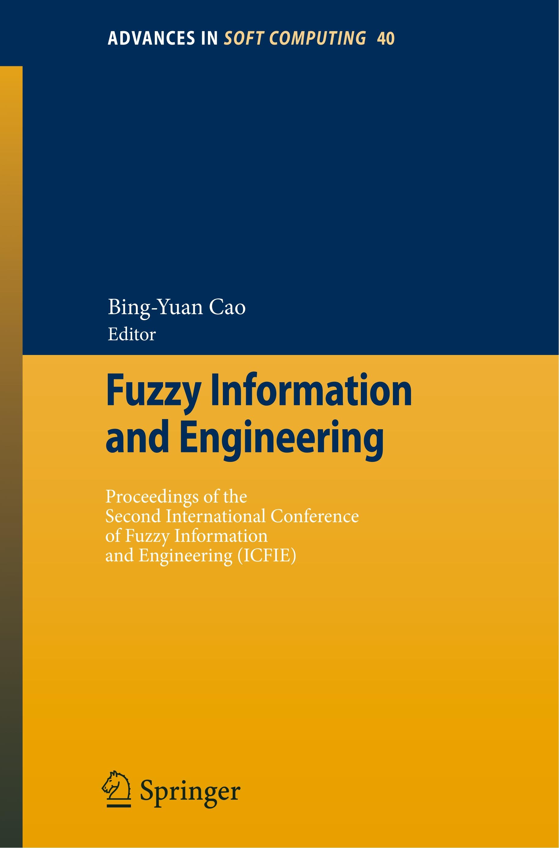 Fuzzy Information and Engineering