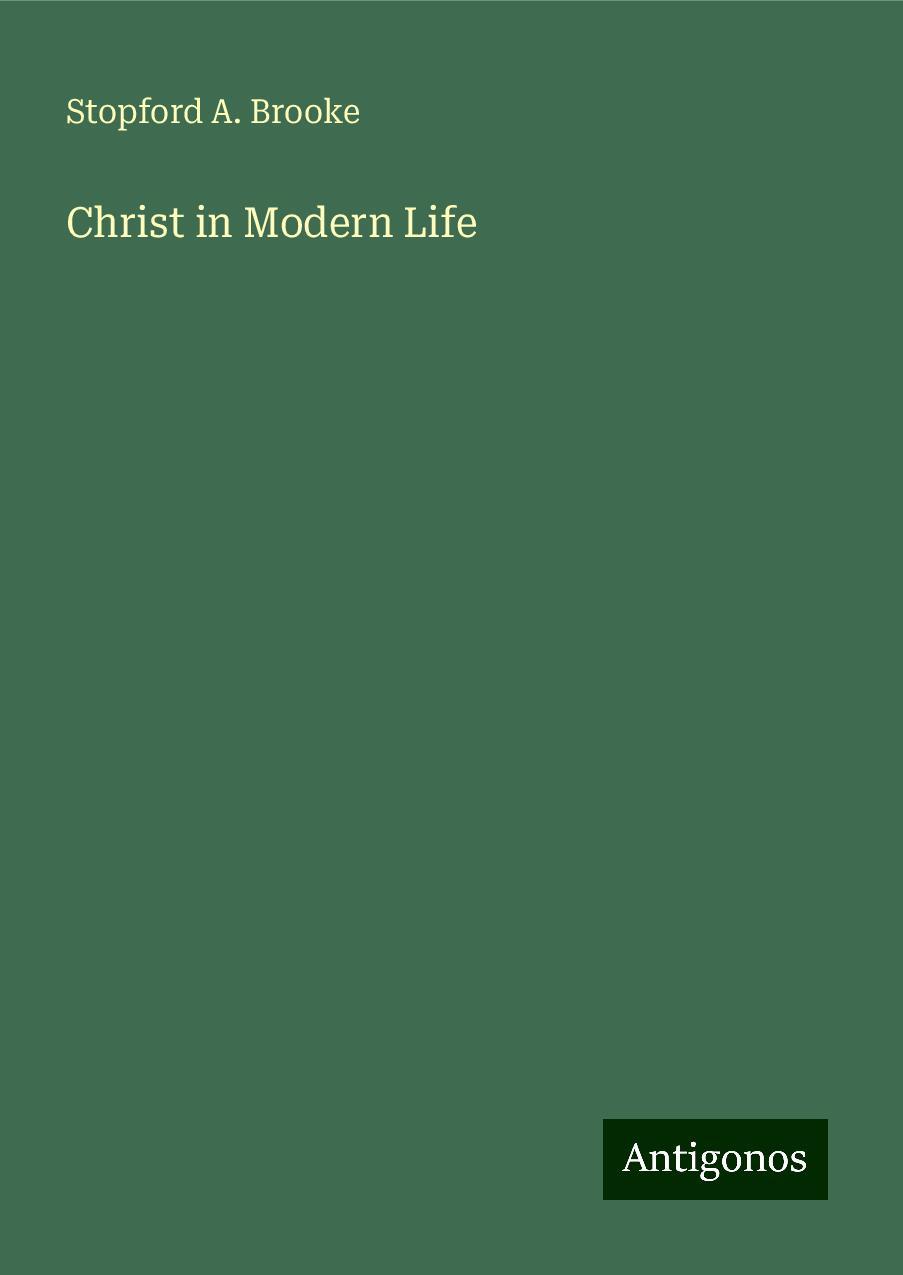 Christ in Modern Life